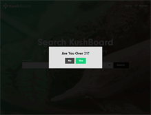 Tablet Screenshot of kushboard.com